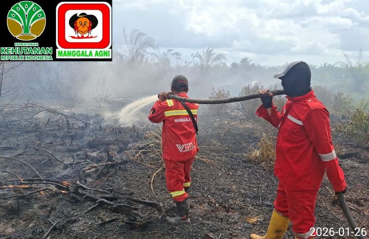 Sumatera Mulai̇ Memanas, Kemenhut Turunkan Manggala Agni