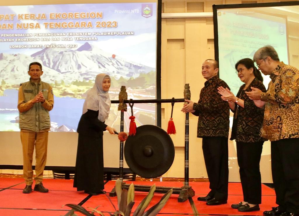 Rapat Kerja Ekoregion Bali Dan Nusa Tenggara, Bangun Sinergi Pengendalian Pembangunan Ekosistem Pulau/Kepulauan