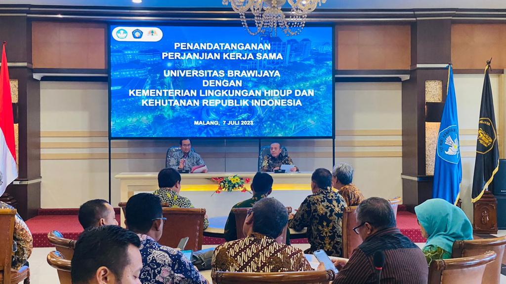 KLHK Tandatangani Perjanjian Kerja Sama Pengelolaan Lingkungan Hidup Dan Kehutanan Dengan Universitas Brawijaya