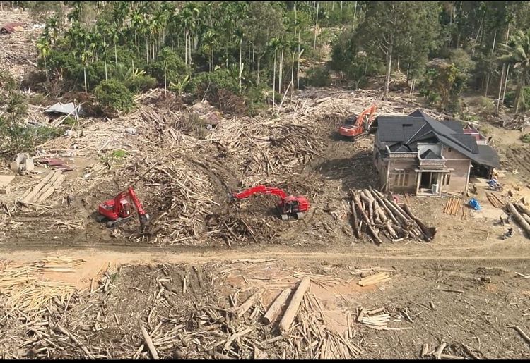 Kayu Hanyutan Pascabanjir Dimanfaatkan untuk Pemulihan Warga