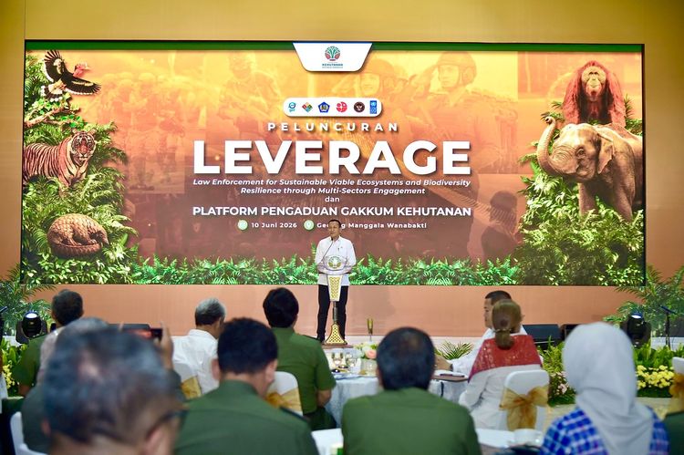 Perkuat Fondasi Gakkum, Kemenhut Luncurkan LEVERAGE dan Platform Pengaduan Digital