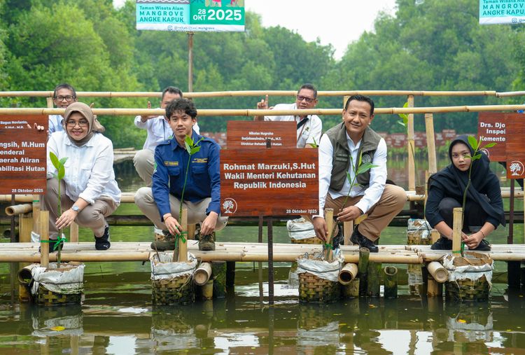 Momen Peringatan Sumpah Pemuda, Wamenhut Ajak Pemuda Bergerak untuk Lestarikan Mangrove Indonesia